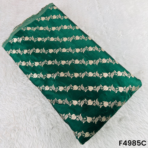 Zari Work Banarasi Silk Fabric-F4985